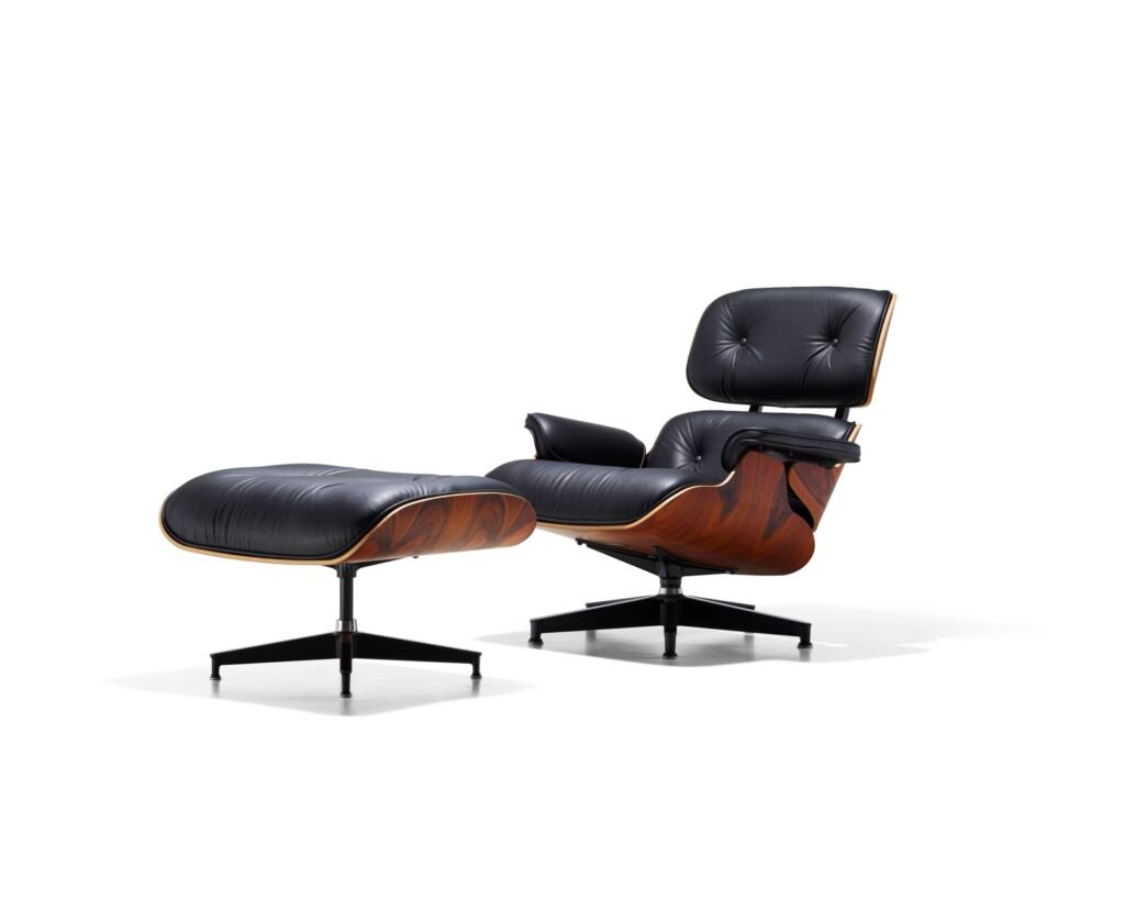 Modern Eames Lounge Chair by Charles and Ray Eames Comfortable and iconic molded plywood chair