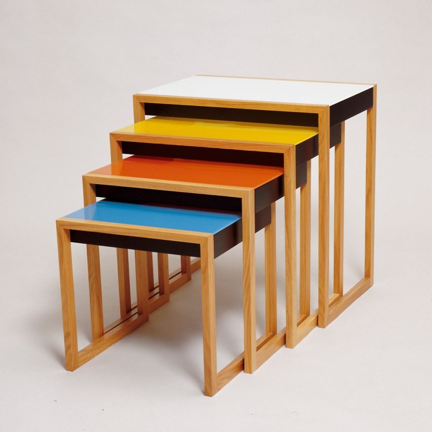 Nesting Tables by Josef Albers